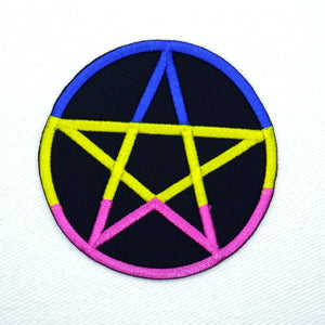 Pansexual Pride Pentagram Patch