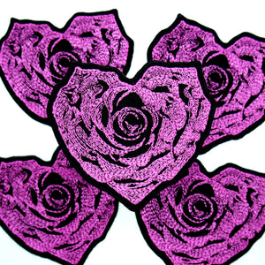 Paint the Roses Pink Iron on Patch