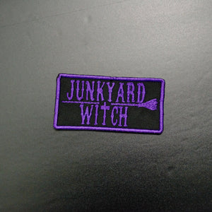 black purple junkyard witch broom patch