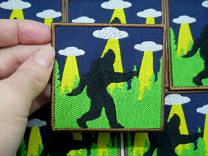 Keep Believing in Sasquatch and UFOs Patch