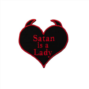 satan is a lady patch