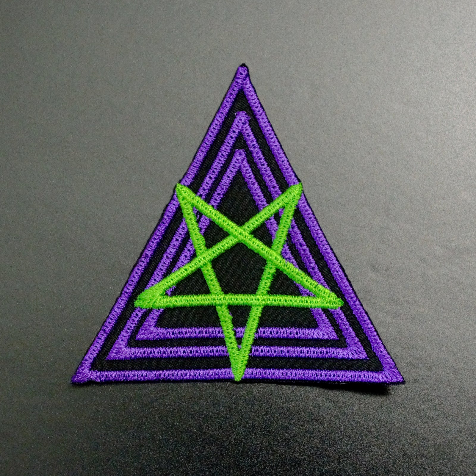 triple triangle pentagram patch