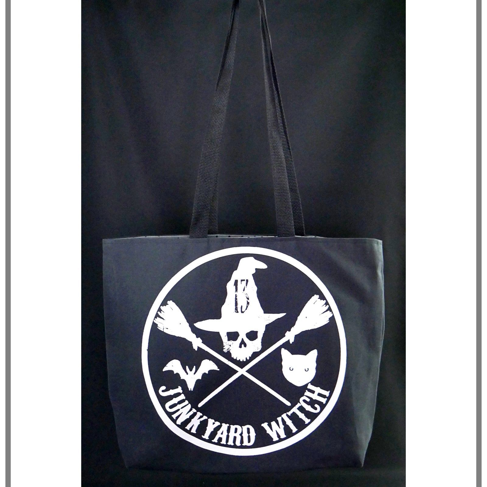 Junkyard Witch Canvas Tote Bag