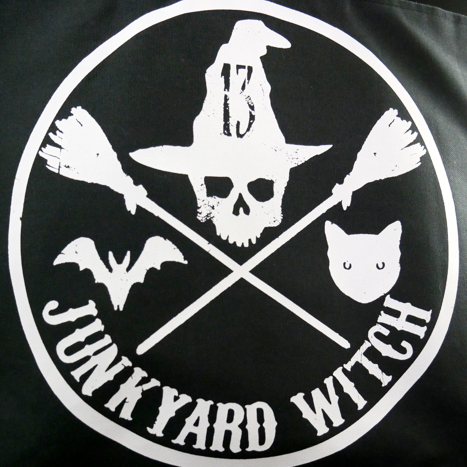 Junkyard Witch Canvas Tote Bag
