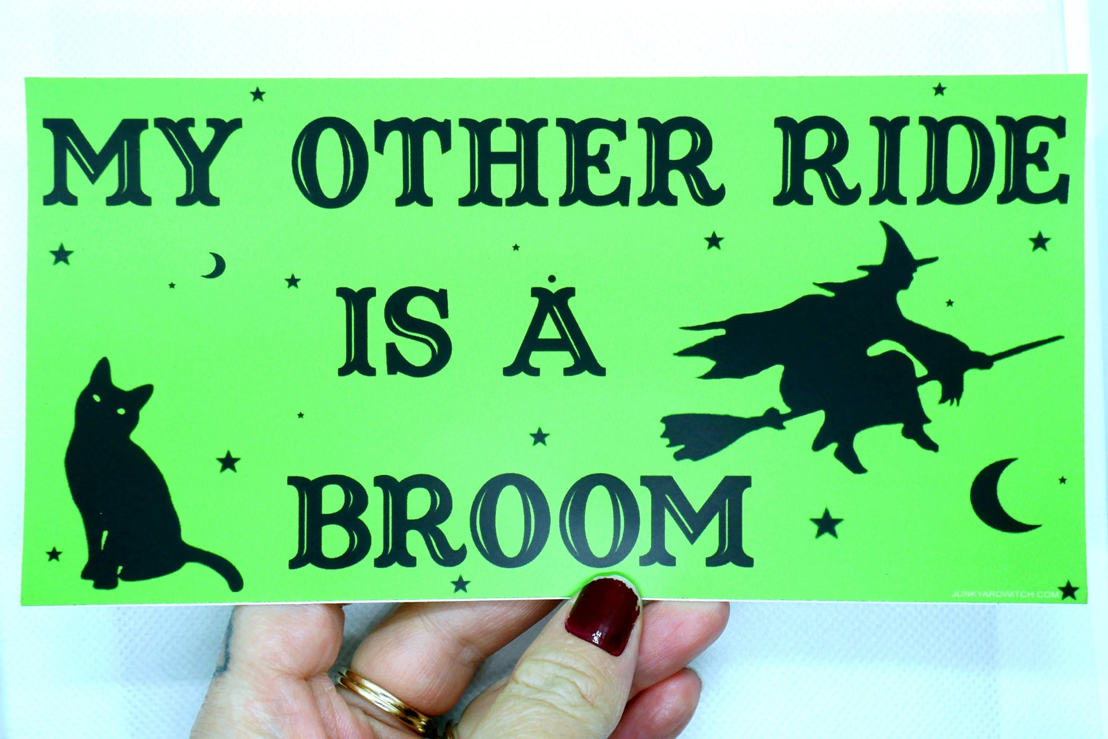 My Other Ride is a Broom Bumper Sticker