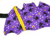 Flying Witch Moon and Stars Bat Pouch